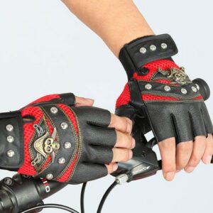 Aesthetic Punk Leather gloves